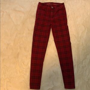buffalo plaid american eagle jeans